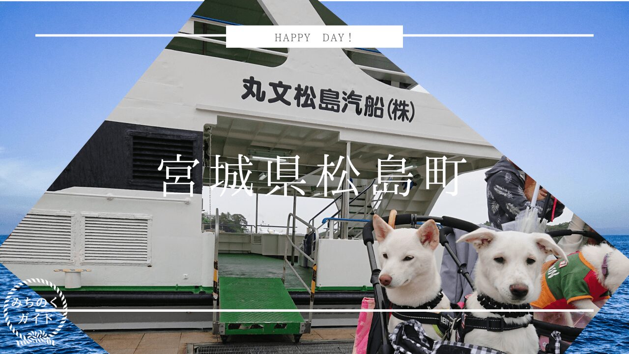 〈日本三景松島〉ペットと一緒に遊覧観光【丸文松島汽船】
